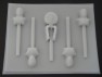 446sp Star Trecky Chocolate or Hard Candy Lollipop Mold